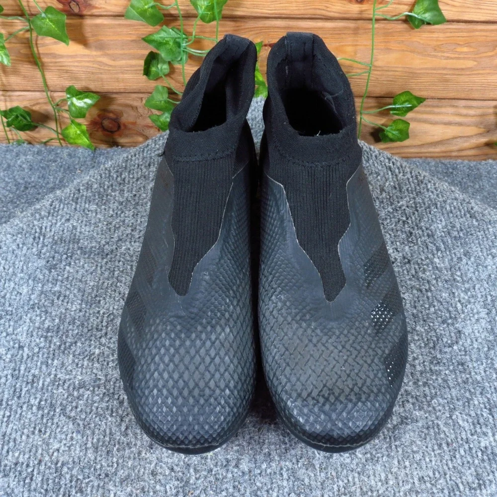 Adidas Predator 20.3 Laceless FG Men Soccer Cleats Size 7.5 Firm Ground Black